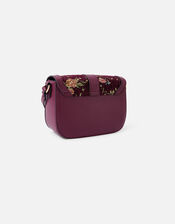 Floral Tapestry Cross-Body Bag, , large