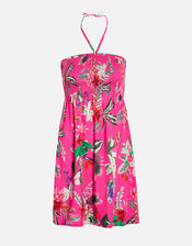 Tropical Bandeau Dress in LENZING™ ECOVERO™, Pink (PINK), large
