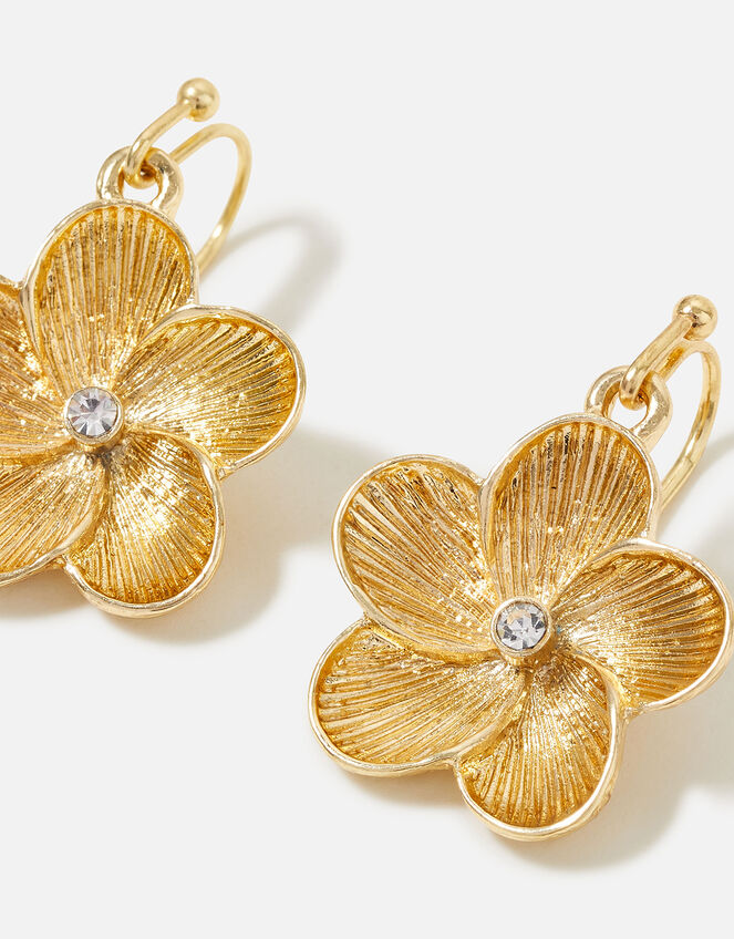 Flower Short Drop Earrings Drops Accessorize UK