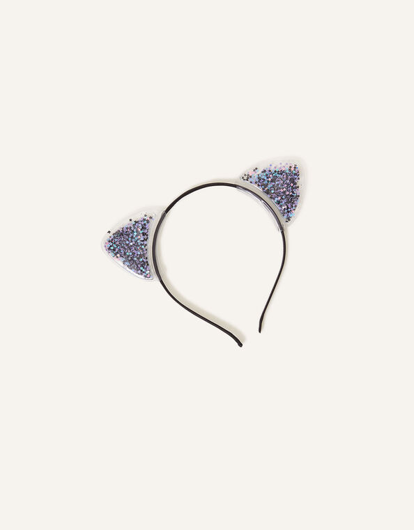 Girls Halloween Cat Ears, , large