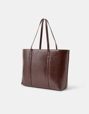 Meredith Tote Bag, Brown (CHOCOLATE), large