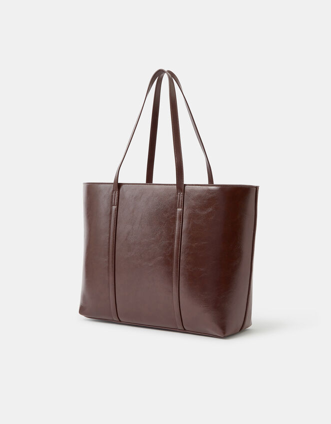 Meredith Tote Bag, Brown (CHOCOLATE), large