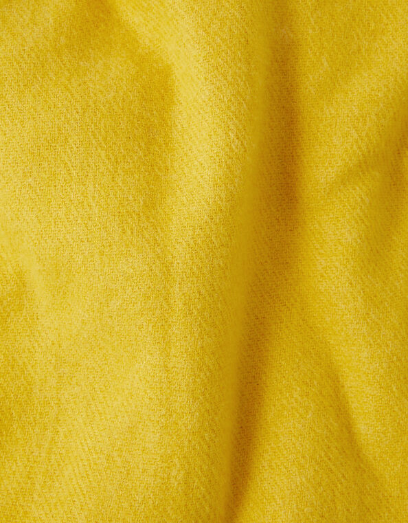 Plain Scarf Yellow, Yellow (YELLOW), large
