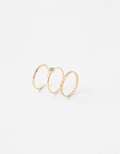 Pacific Opal Bangle Set, Blue (AQUA), large