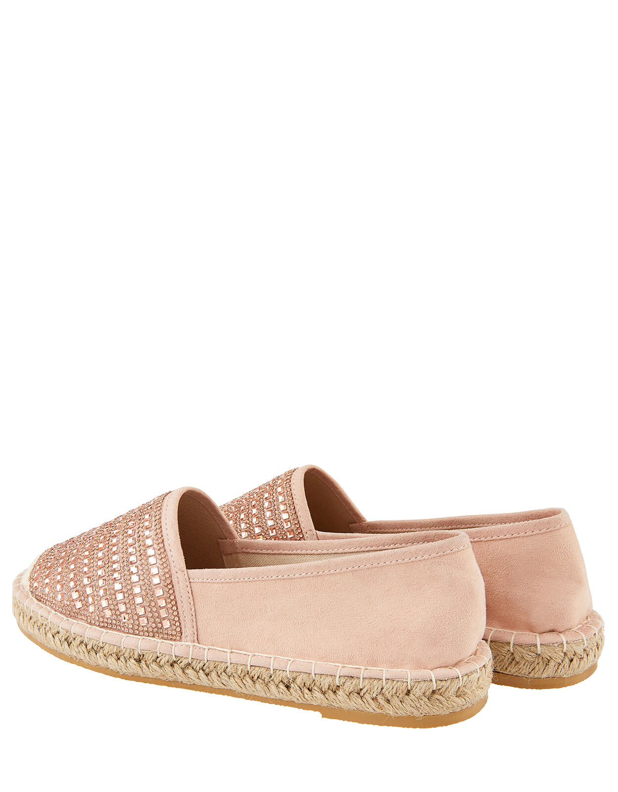 Diamante Espadrilles Pink Sandals Flip Flops Accessorize UK