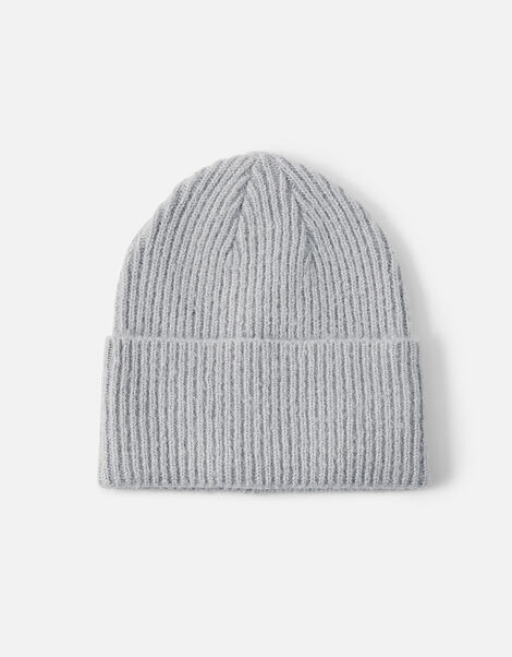 Soho Knit Beanie Hat Grey, Grey (LIGHT GREY), large