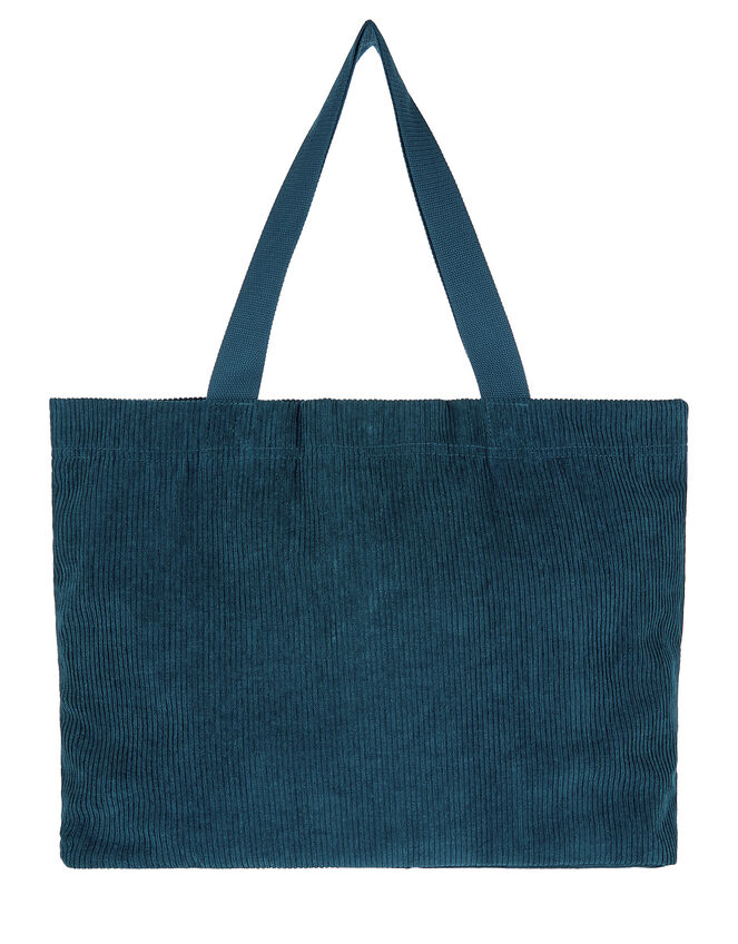 Cord Shopper Bag, Teal (TEAL), large