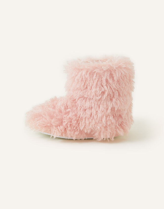 Girls Yetti Slipper Boots, Pink (PINK), large