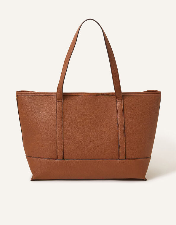Laptop Shoulder Bag, Tan (TAN), large