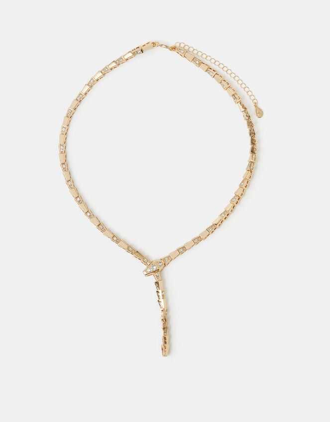 Snake Lariat Necklace, , large