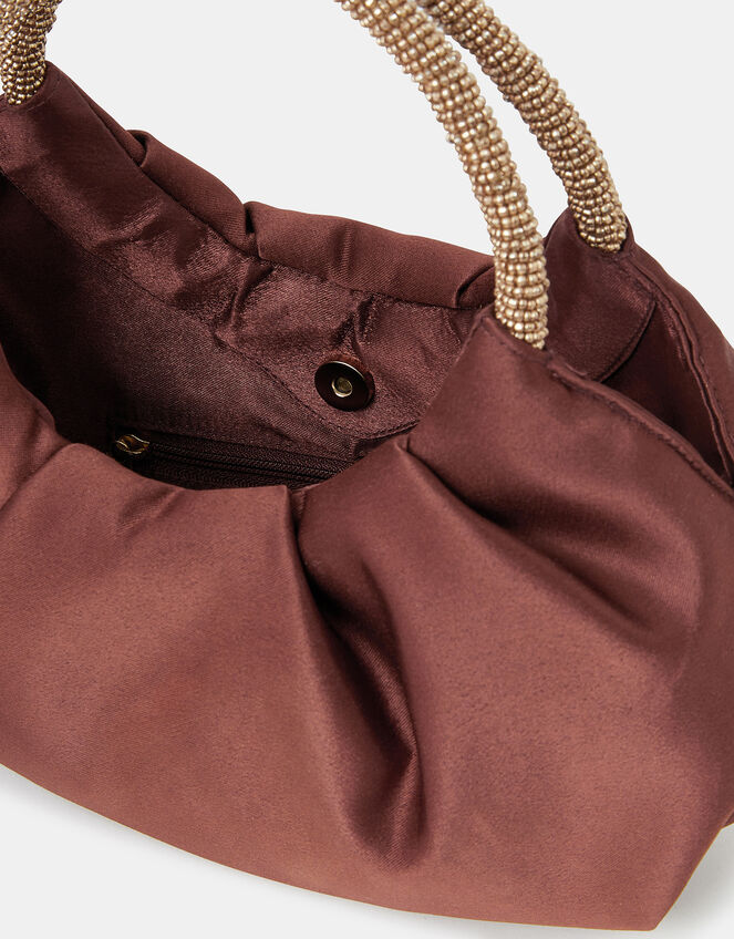 Mini Embellished Satin Bag, , large