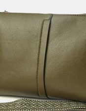 Webbing Strap Crossbody Bag, Green (OLIVE), large