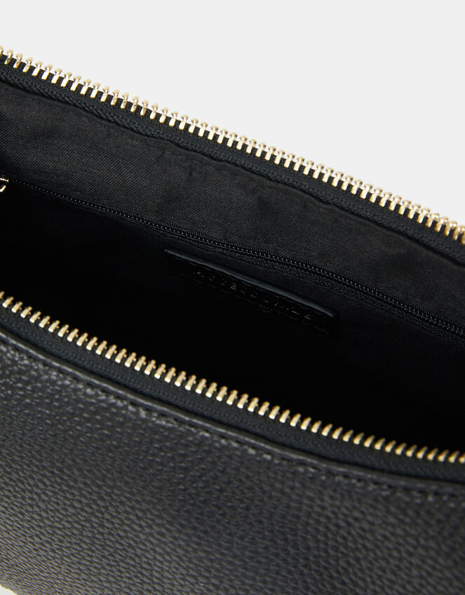 Crescent Shoulder Bag, Black (BLACK), large