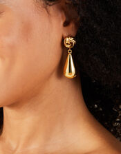 Knot Teardrop Earrings, , large