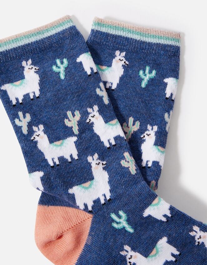 All-Over Llama Socks, , large