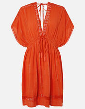 Lurex Kaftan with LENZING™ ECOVERO™, Red (RED), large