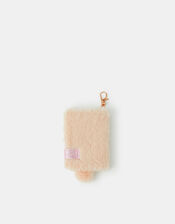 Girls Fluffy Cat Notebook Keychain, , large