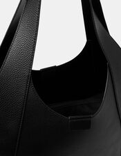 Faux Leather Shoulder Bag, , large