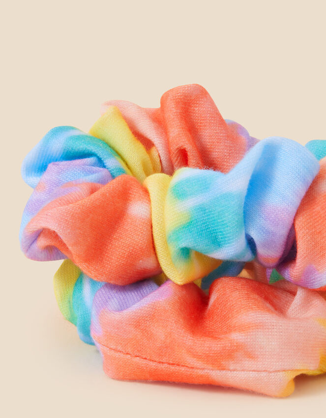 Girls Tie Dye Scrunchies Set of Two, , large