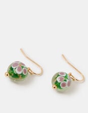 Glass Bead Drop Earring, , large