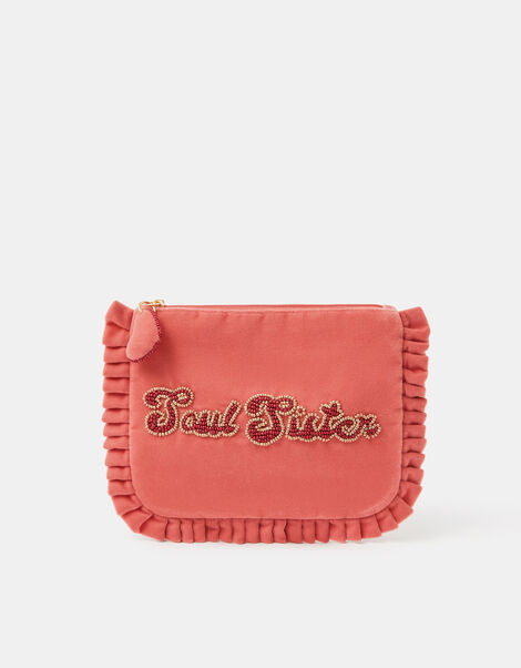 Beaded Soul Sister Velvet Pouch, , large