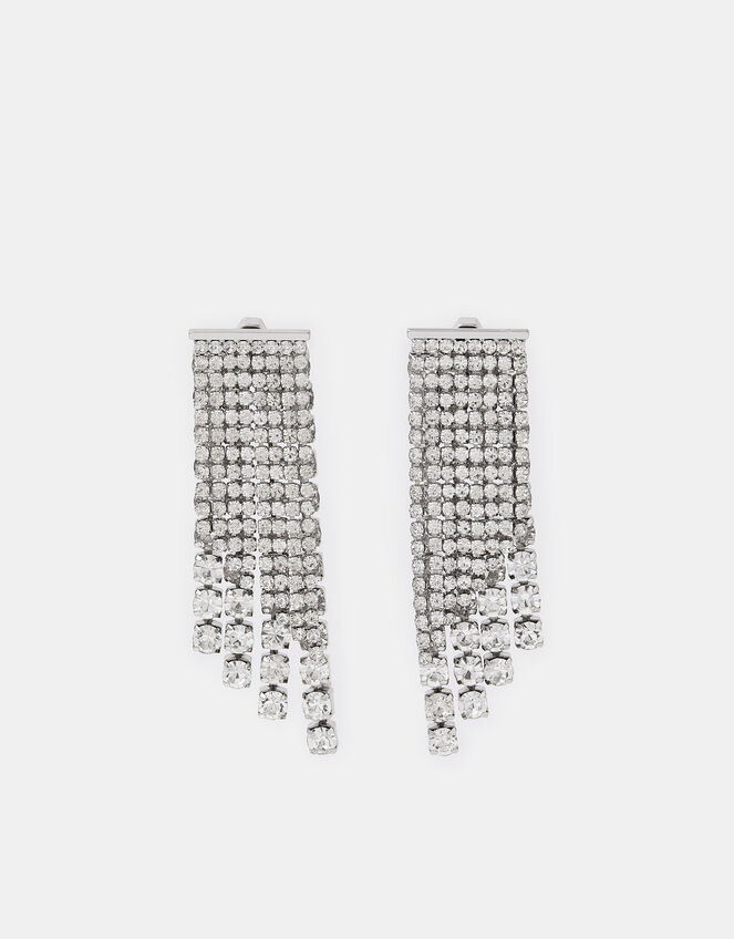 Chandelier Double Layer Drop Earrings, , large