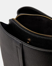 Webbing Strap Crossbody Bag , Black (BLACK), large