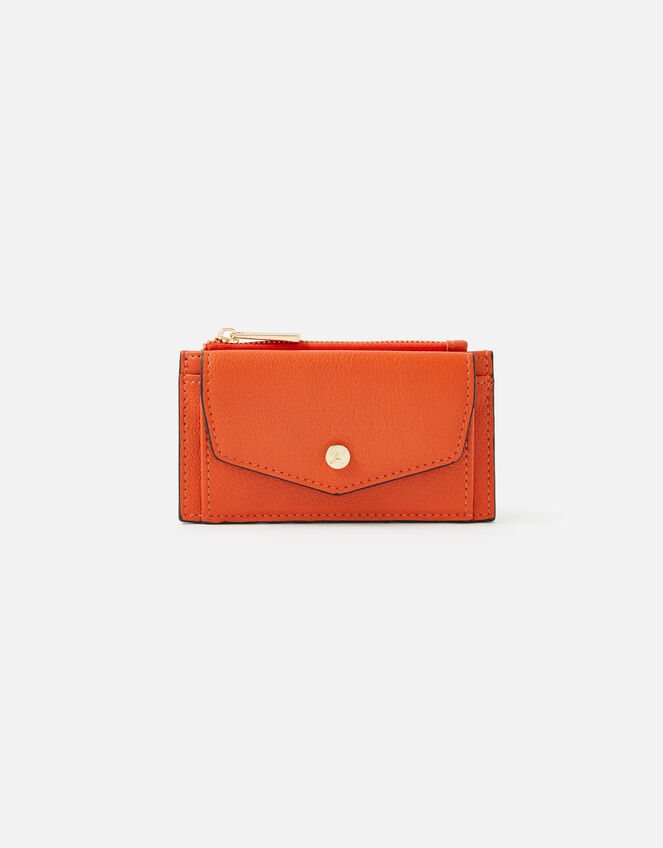Front Flap Card Holder , Orange (ORANGE), large
