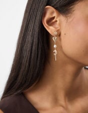 Celestial Drop Earrings, , large
