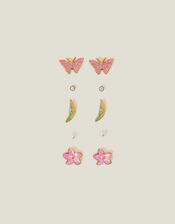 5-Pack Girls Tropical Earrings, , large