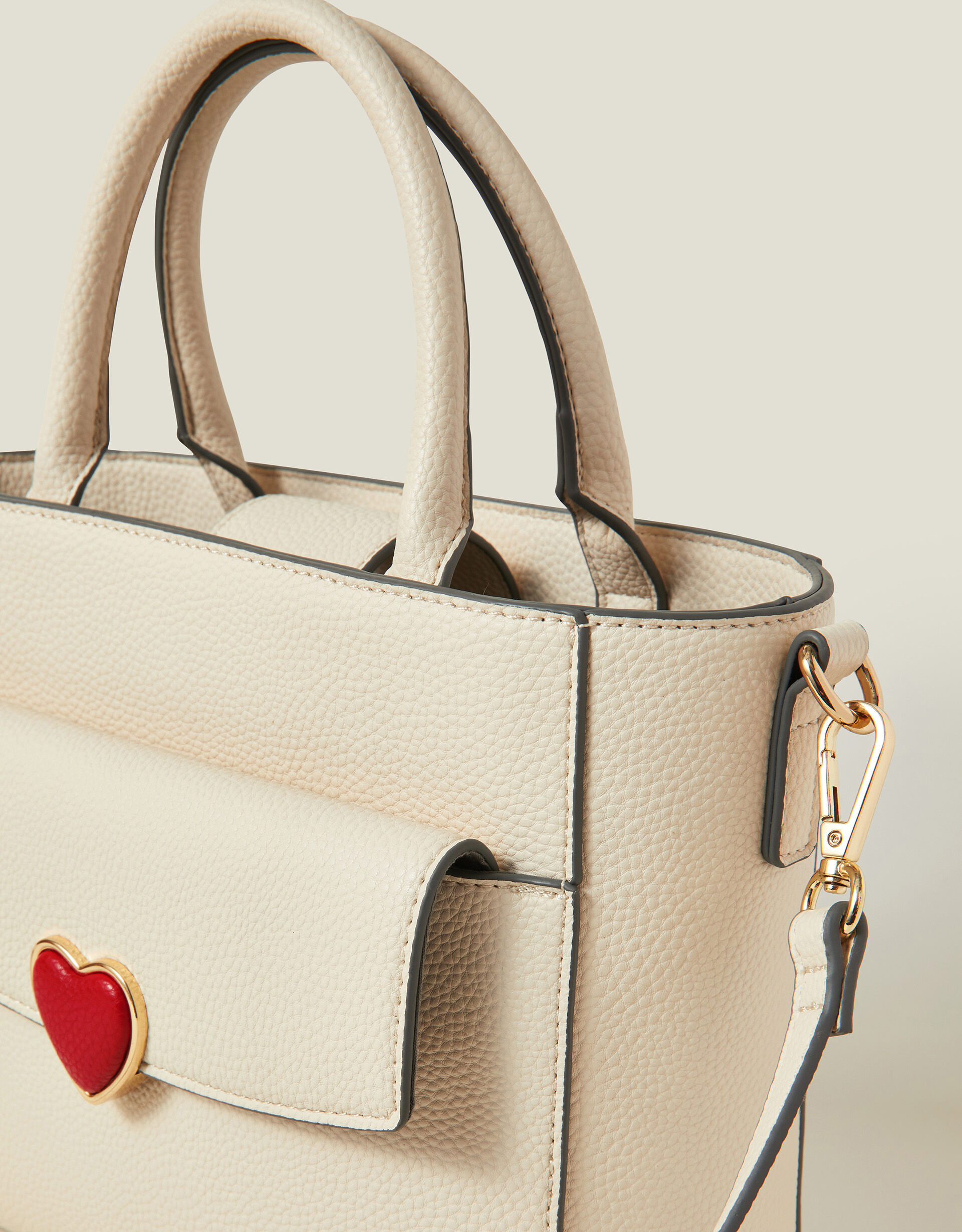 Faux leather satchel bag discount