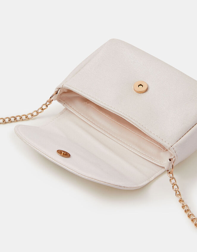 Girls Diamanté Butterfly Crossbody Bag, , large