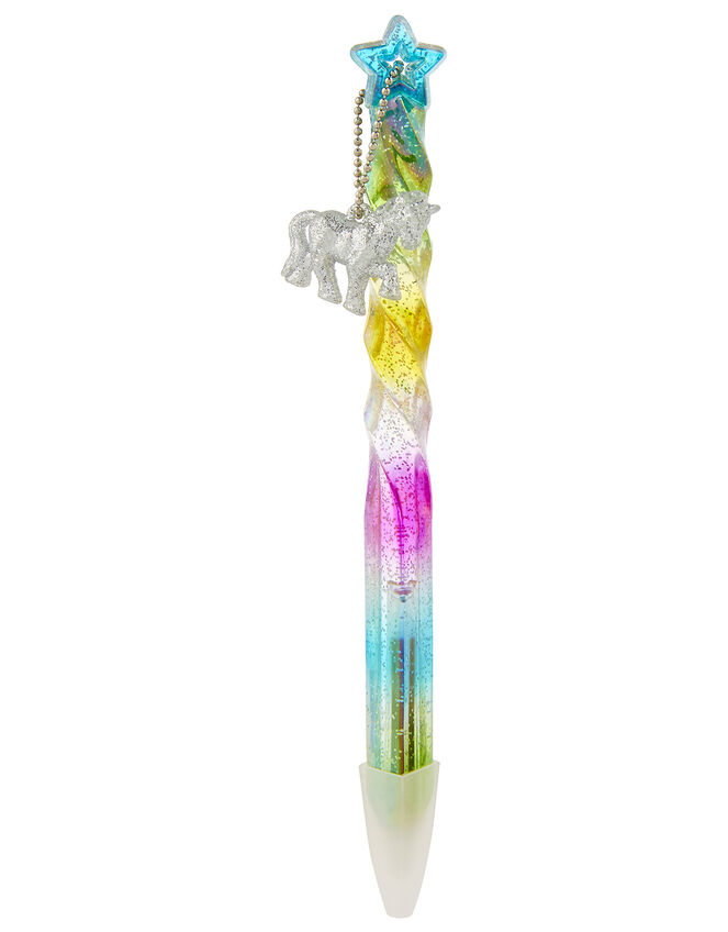 Twisted Star Unicorn Charm Pen, , large