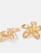 Flower Stud Earrings, , large
