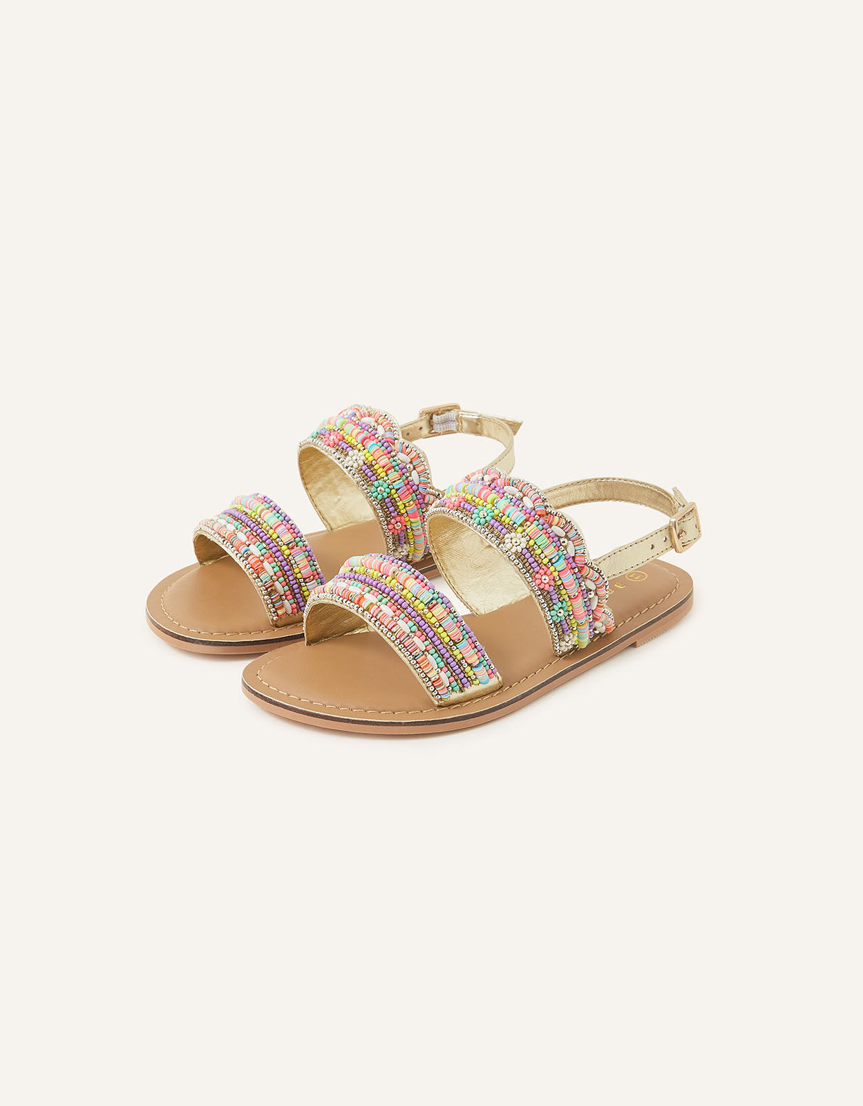 Girls embellished sandals deals