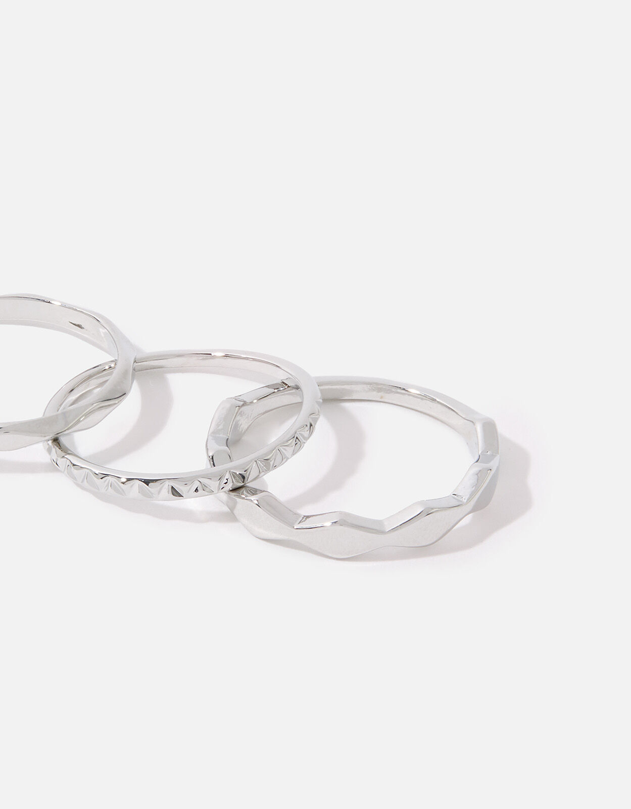 Silver with platinum cheap plating rings