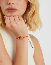 Cherry Charm Cord Bracelet, , large