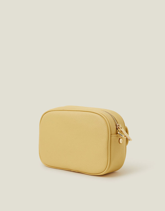 Webbing Strap Crossbody Bag, Yellow (YELLOW), large