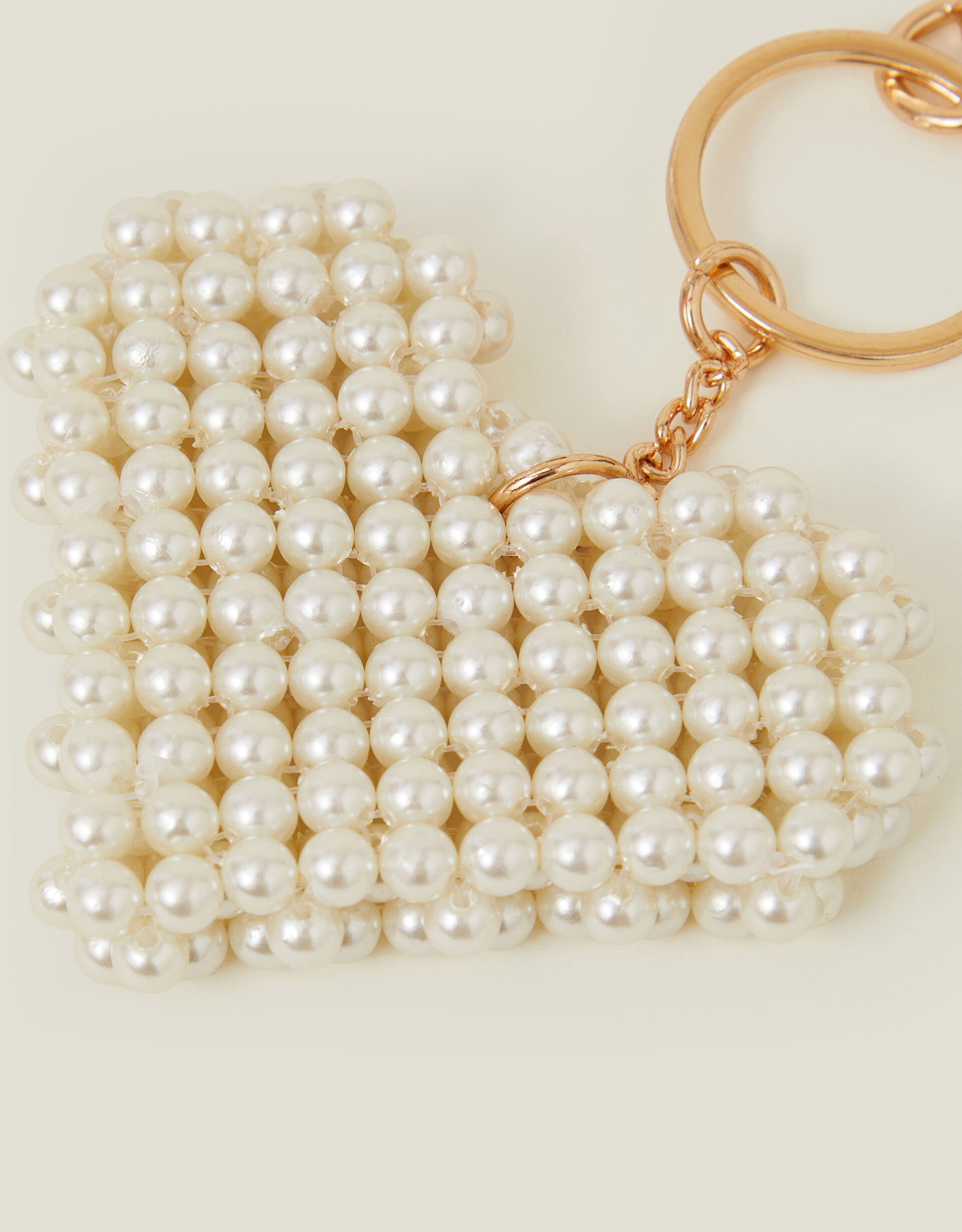 Pearl Heart Keyring | Accessories | Accessorize UK