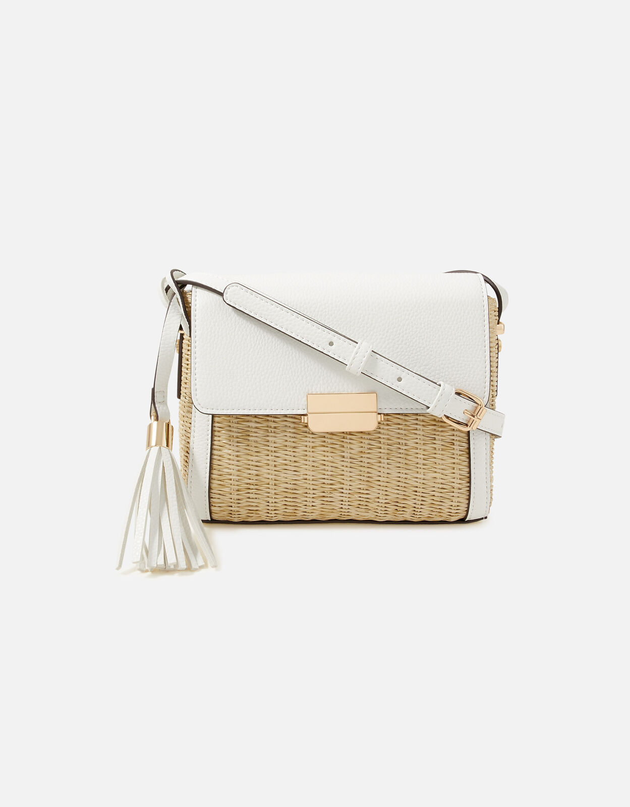 Accessorize white bag top