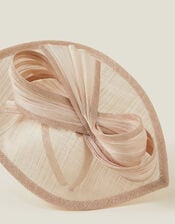 Teardrop Bow Fascinator, Natural (CHAMPAGNE), large