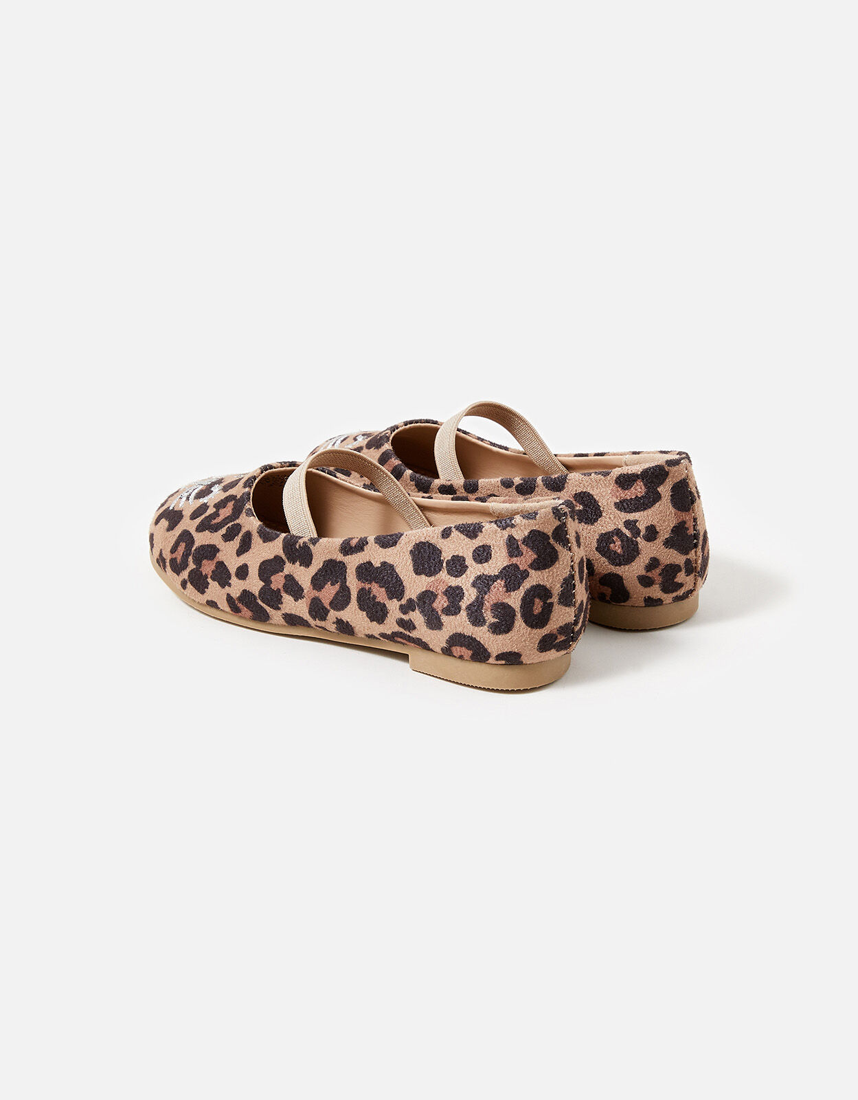 Girls leopard hotsell flats