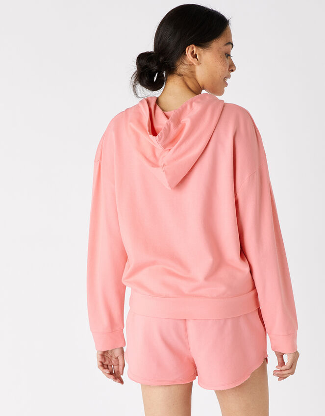 Plain Hoody, Orange (CORAL), large