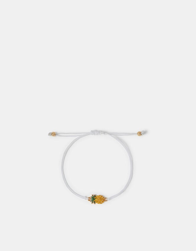 Pineapple Charm Cord Bracelet, , large