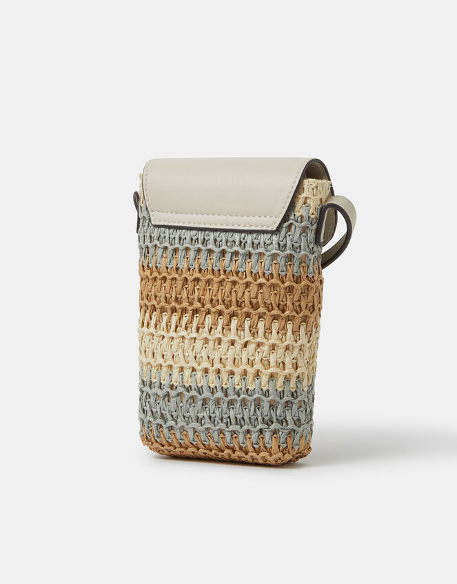 Raffia Phone Bag, , large