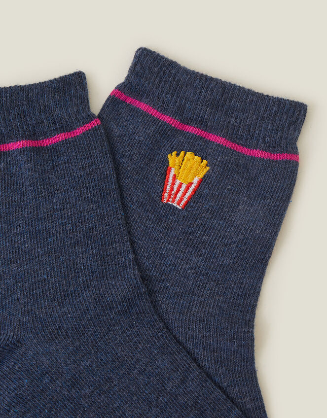 Fries Motif Socks, , large