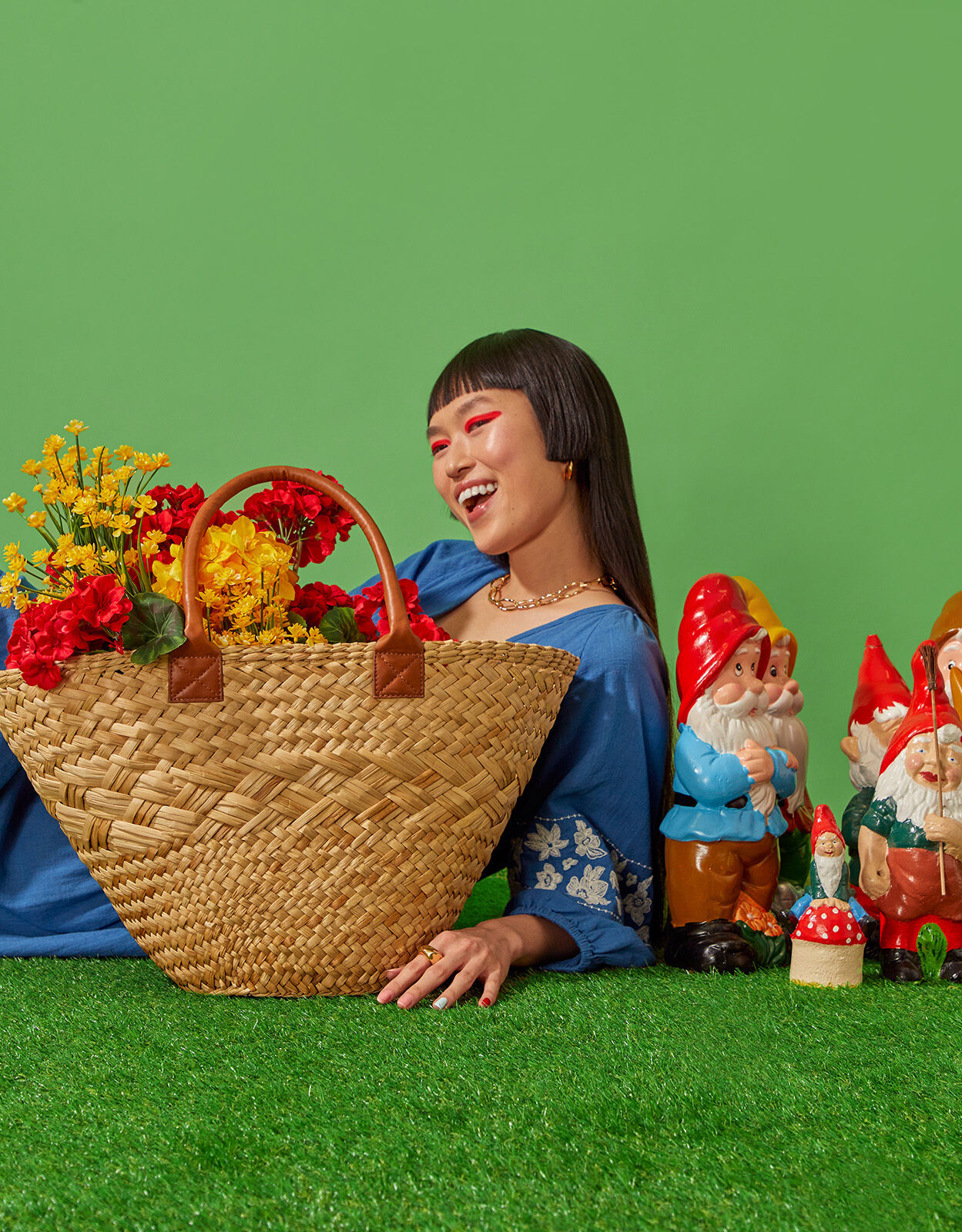 Straw bag accessorize sale