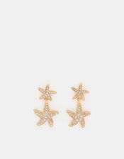 Mini Starfish Drop Earrings, , large