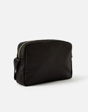 Megan Large Nylon Cross-Body Bag , Black (BLACK), large