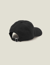 Twill Baseball Cap, Black (BLACK), large